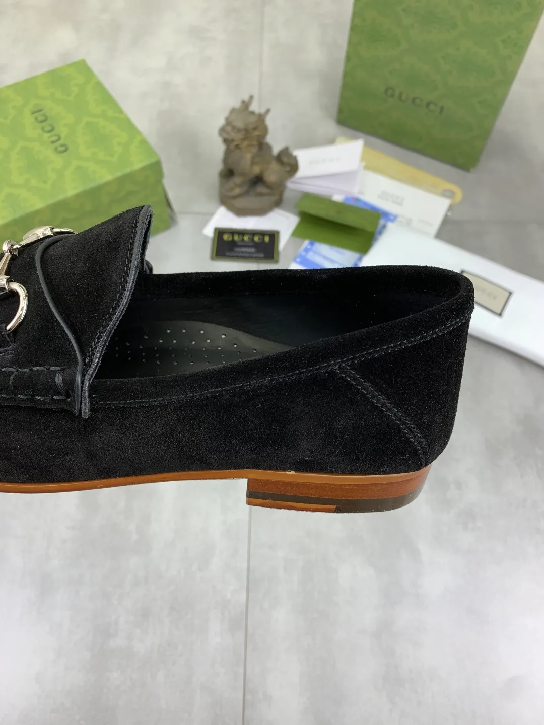 Men's men's shoes 💰P540 [New style] Water-dyed cowhide 💰💎💎💎 [Gucci] Gucci high-end men's formal business leather shoes, original order 1:1 authentic goods! Original imported high-end washed calfskin, original metal buckle, imported first-layer cowhide lining for feet, original outsole, men's shoe size: 38-44, multiple colors available